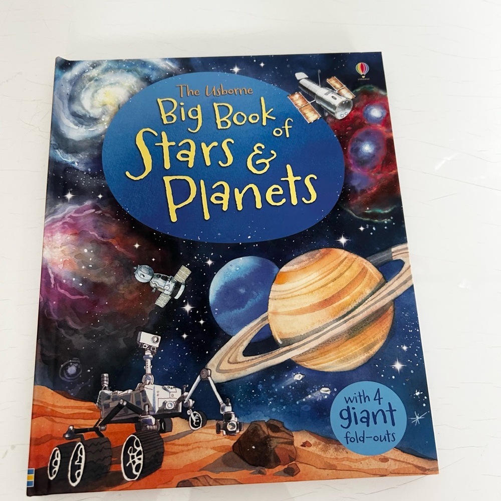 Usborne Big Book of Stars & Planets Kids Non Fiction Book Hardcover